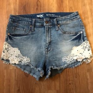 Mossimo High Rise Denim Jean Shorts Sz 8/29